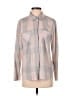 Splendid Plaid Gray Tan Long Sleeve Button-Down Shirt Size S - photo 1