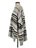 Ann Taylor LOFT Stripes Gray Poncho Size XS - Sm - photo 5