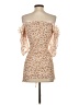 O. Vianca Tan Ivory Cocktail Dress Size S - photo 2