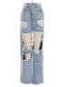 Carmar Color Block Blue Jeans Size 24 waist - photo 1