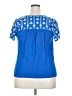 Torrid 100% Rayon Blue Short Sleeve Top Size 2X Plus (2) - photo 2