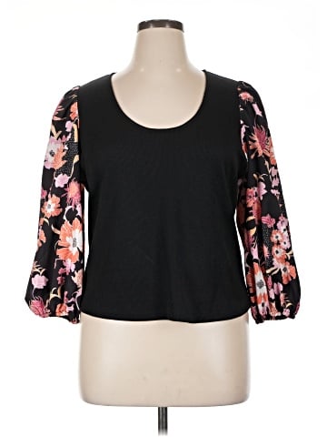 Left Coast by Dolan 3/4 Sleeve Top (view 1)