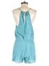 Lovestitch 100% Viscose Hearts Teal Romper Size S - photo 2
