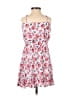 Francesca's 100% Polyester Floral Pink Casual Dress Size XS - photo 2
