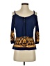 Cache Blue 3/4 Sleeve Blouse Size XS - photo 1