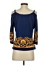 Cache Blue 3/4 Sleeve Blouse Size XS - photo 2