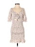 Shein 100% Polyester Tweed White Cocktail Dress Size 2 - photo 1