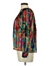 Tess 100% Polyester Paisley Green Long Sleeve Blouse Size 10 - photo 5