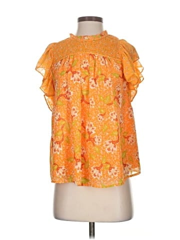 Maison d' Amelie Short Sleeve Blouse (view 1)