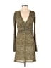 MNG 100% Polyester Animal Print Brown Casual Dress Size 2 - photo 1