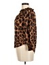 Unbranded Animal Print Brown Long Sleeve Blouse Size M - photo 5
