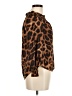 Unbranded Animal Print Brown Long Sleeve Blouse Size M - photo 4