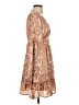 Mittoshop 100% Polyester Tan Casual Dress Size S - photo 4