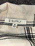 Z Supply Plaid Ivory Long Sleeve Button-Down Shirt Size M - photo 7
