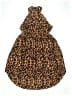 Unbranded 100% Polyester Animal Print Brown Dress Size 9 - 10 - photo 2