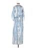 Lezat 100% Polyester Blue Casual Dress Size S - photo 2
