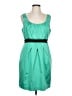 BCBGMAXAZRIA Color Block Teal Cocktail Dress Size 10 - photo 1