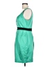 BCBGMAXAZRIA Color Block Teal Cocktail Dress Size 10 - photo 5