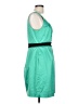 BCBGMAXAZRIA Color Block Teal Cocktail Dress Size 10 - photo 4