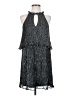 Ella Moss 100% Polyester Metallic Silver Cocktail Dress Size XS - photo 1