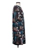 Aryeh Graphic Teal Casual Dress Size S - photo 4