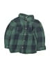 H&M 100% Cotton Plaid Green Long Sleeve Button-Down Shirt 12-18 MO / 18 MO - photo 1