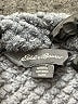 Eddie Bauer 100% Polyester Chevron-herringbone Gray Fleece Size S - photo 6