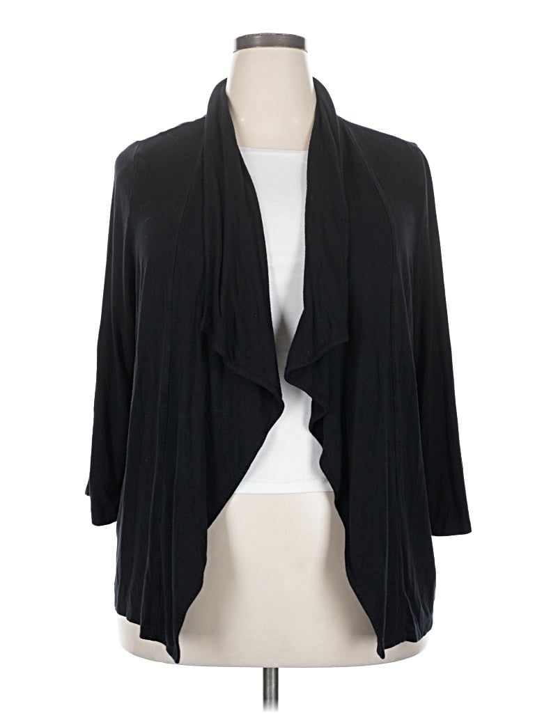 Pre-owned Avenue Cardigan Sweater In Black