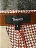 Theory Houndstooth Pink Casual Pants Size 0 - photo 4