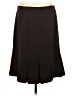 AGB 100% Acetate Solid Brown Formal Skirt Size 6 - photo 2