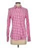 J.Crew 100% Cotton Checkered-gingham Pink Purple Long Sleeve Button-Down Shirt Size 4 - photo 1
