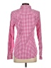 J.Crew 100% Cotton Checkered-gingham Pink Purple Long Sleeve Button-Down Shirt Size 4 - photo 2