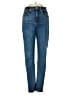 Express Solid Blue Jeans Size 4 - photo 1