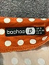 Boohoo 100% Polyester Polka Dots Orange Brown Casual Dress Size 4 - photo 7