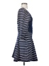 Free People Stripes Blue Casual Dress Size S - photo 4