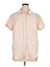 Torrid Pink Short Sleeve Button-Down Shirt Size 1X Plus (1) - photo 1