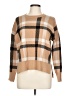 Laundry by Shelli Segal Plaid Tan Pullover Sweater Size L - photo 1