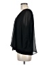 Thalia Sodi 100% Polyester Black 3/4 Sleeve Blouse Size M - photo 5