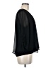 Thalia Sodi 100% Polyester Black 3/4 Sleeve Blouse Size M - photo 4