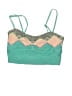 Eidon Chevron-herringbone Teal Green Swimsuit Top Size S - photo 1