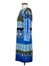 Ali Ro Graphic Blue Casual Dress Size 4 - photo 5