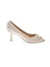 Amalfi Ivory Tan Heels Size 7 1/2 - photo 1