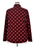 Riders by Lee 100% Polyester Checkered-gingham Red Long Sleeve Blouse Size XXL - photo 2