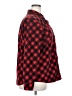 Riders by Lee 100% Polyester Checkered-gingham Red Long Sleeve Blouse Size XXL - photo 4