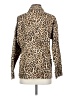 Forever 21 Animal Print Gold Coat Size S - photo 2