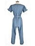 J.Crew 100% Cotton Solid Blue Jumpsuit Size 2 - photo 2
