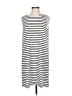 Lili's Closet Stripes White Casual Dress Size M - photo 1
