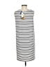 Lili's Closet Stripes White Casual Dress Size M - photo 2