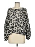 By Together Gray Long Sleeve Blouse Size M - photo 1
