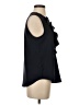 J.Crew 100% Polyester Black Sleeveless Blouse Size XS - photo 4